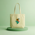 Plant Mom Themed Bags (with zipper) - Half White