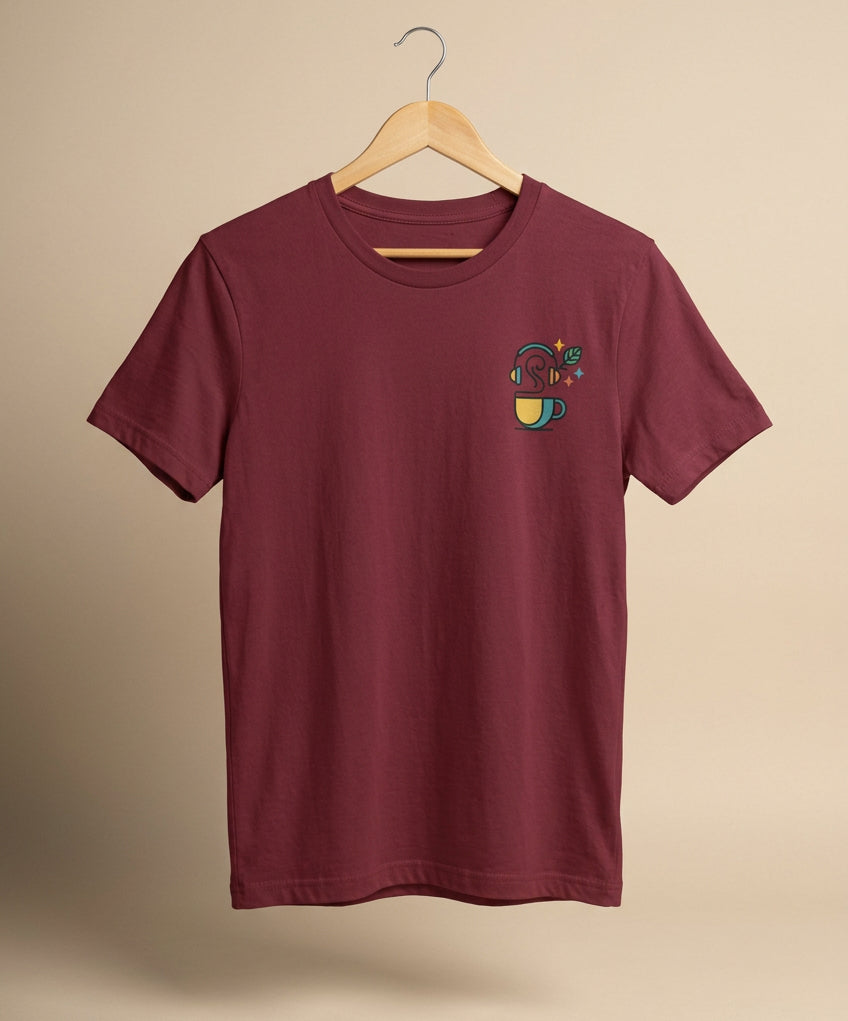 Tea-Point | Men's Casual Summer Wear - Maroon